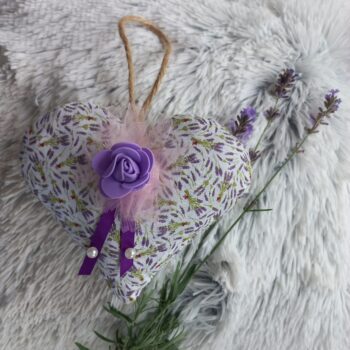 Levandulové uklidnění - srdíčko levandule